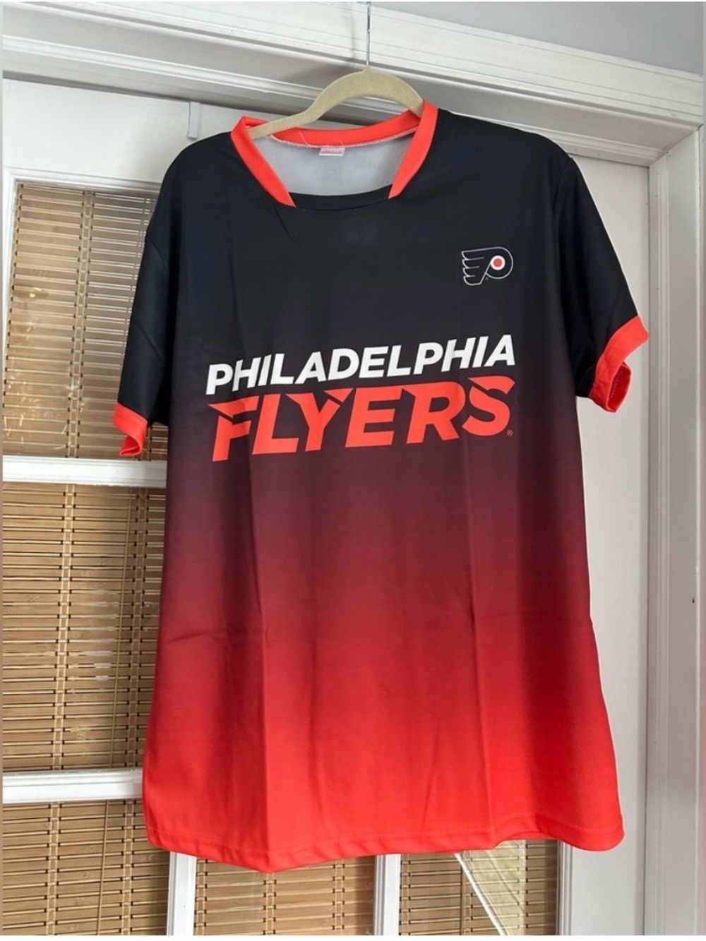 Philadelphia Flyers rugby, shirt, XXL Black & Orange new